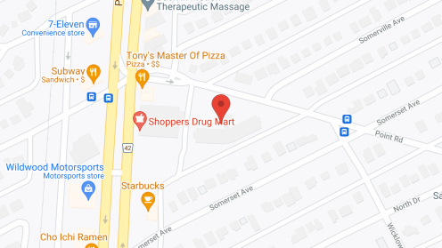 Map of the neighborhood around Kiwanis Plaza
