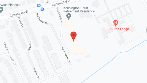 Map of the neighborhood around Kensington Court