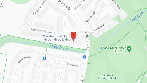 Map of the neighborhood around Kanata Retirement Residence