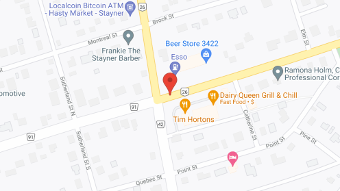 Map of the neighborhood around Huron Meadows