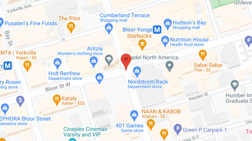 Map of the neighborhood around Grenadier