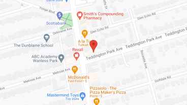 Four Teddington Park Ave in google map