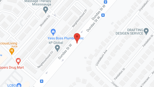 Map of the neighborhood around Erin Mills Lodge