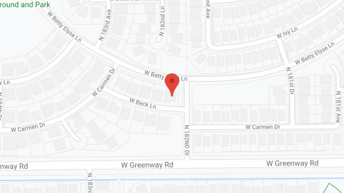 Map of the neighborhood around Surprise Farms Assisted Living LLC