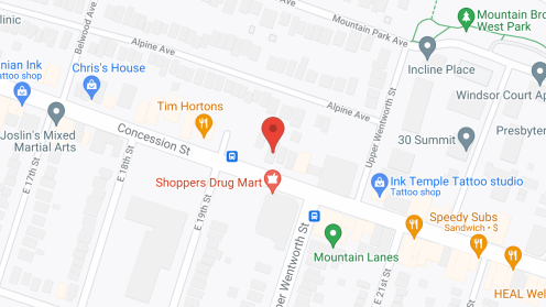 Map of the neighborhood around Edgemount Manor Retirement H