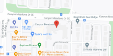 Canyon Meadows Retirement in google map