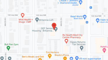 Britannia Gardens Senior Ctzns in google map