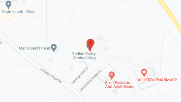 Yadkin Valley Senior Living in google map