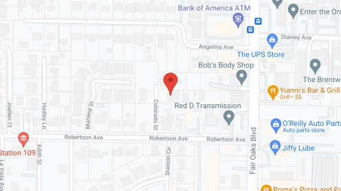 Map of the neighborhood around RNCare House @ Carmichael