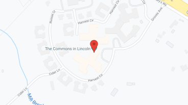The Commons in Lincoln, a CCRC in google map