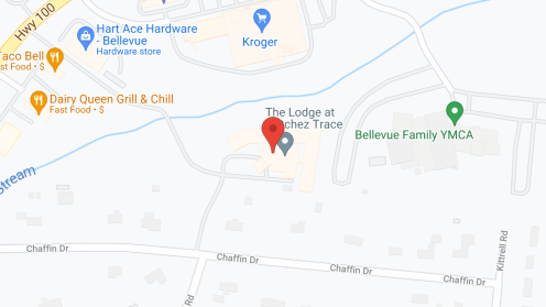 Map of the neighborhood around The Lodge at Natchez Trace