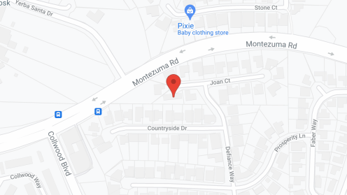 Map of the neighborhood around Noble Living