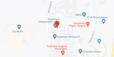 TigerPlace, Bluff Creek Terrace and Arbors in google map