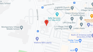 Montgomery Village Care and Rehabilitation in google map