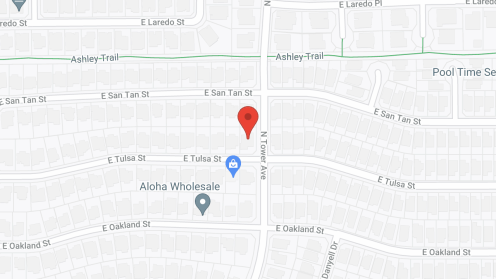 Map of the neighborhood around Sunbeam Oasis