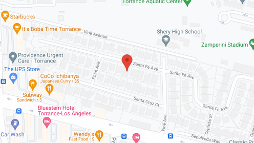 Map of the neighborhood around Santa Fe Home Care
