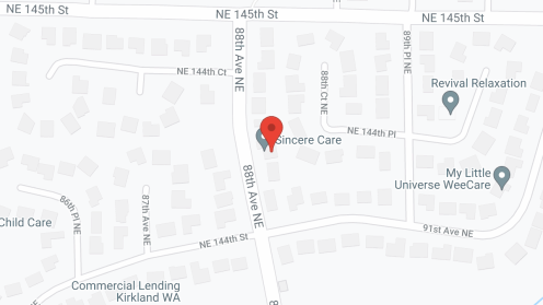 Map of the neighborhood around Sincere Care AFH