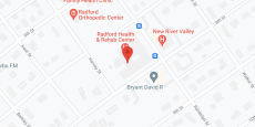 Radford Health & Rehab Center in google map