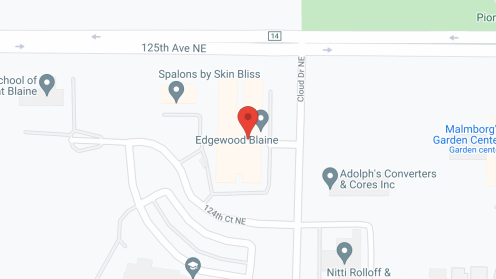 Map of the neighborhood around Edgewood Senior Living