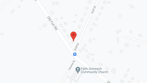 Map of the neighborhood around EBY Health Services II