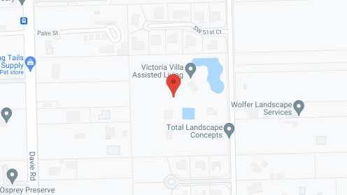Map of the neighborhood around Victoria Villa