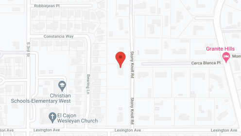 Map of the neighborhood around Rancho Stony Knoll