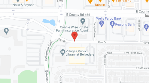 Map of the neighborhood around Serenades at The Villages
