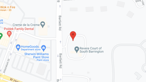 Map of the neighborhood around Encore at South Barrington