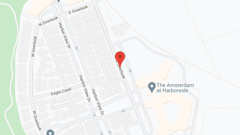 Map of the neighborhood around The Harborside