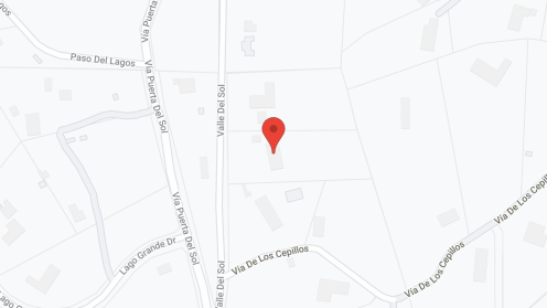 Map of the neighborhood around Valle Del Sol