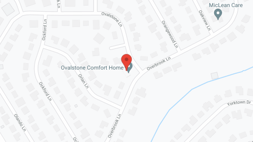 Map of the neighborhood around Ovalstone Comfort Home
