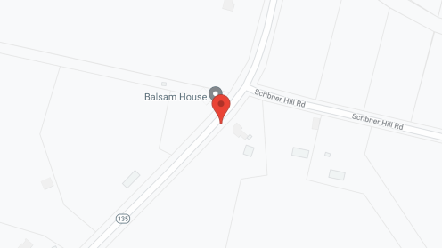Map of the neighborhood around Balsam House