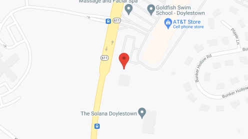 Map of the neighborhood around The Solana Doylestown