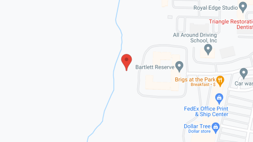 Map of the neighborhood around Bartlett Reserve