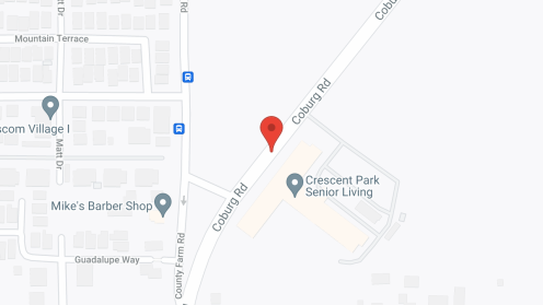 Map of the neighborhood around Crescent Park Senior Living