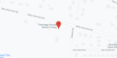 The Heritage House Senior Living in google map