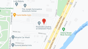 Riverside Landing at Delaware Place in google map