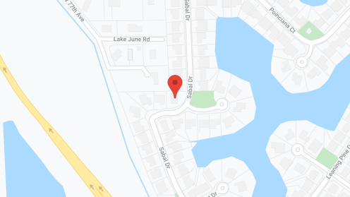 Map of the neighborhood around DP and B Enterprise Inc