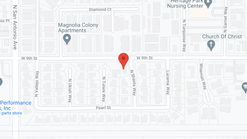 Map of the neighborhood around The Pine House