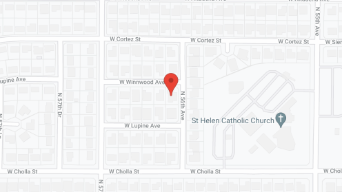 Map of the neighborhood around Living Waters Care Home