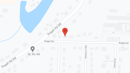 Map of the neighborhood around Taker's House