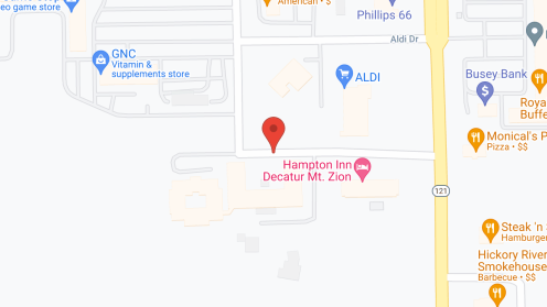 Map of the neighborhood around Evergreen Senior Living