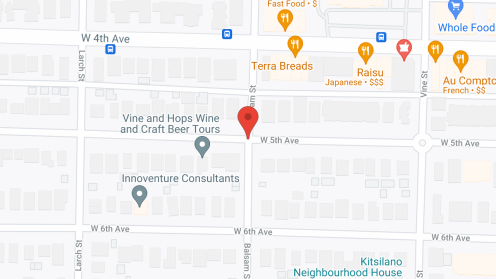 Map of the neighborhood around Arbutus Court