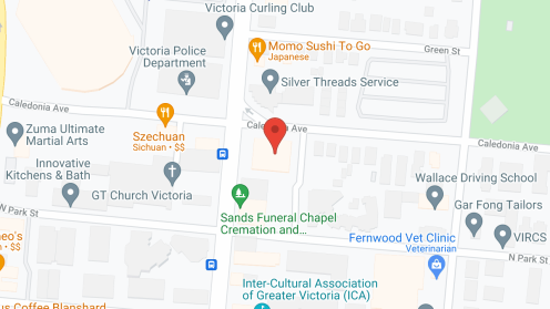 Map of the neighborhood around Rotary House