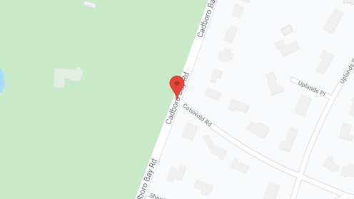 Map of the neighborhood around Oak Bay Lodge