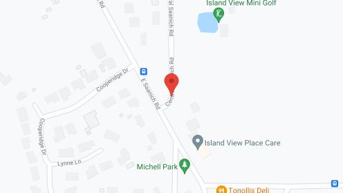 Map of the neighborhood around Island View Place