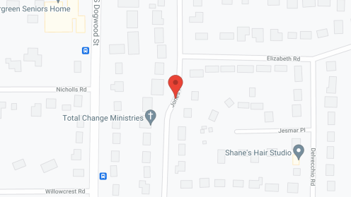 Map of the neighborhood around Creekside Cottage