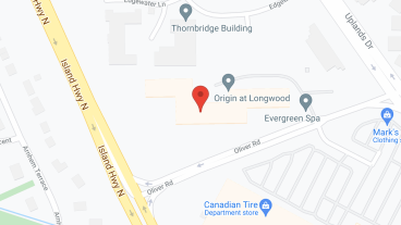 Origin at Longwood in google map