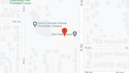 Map of the neighborhood around Zion Park Manor