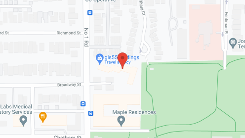 Map of the neighborhood around Richmond Project